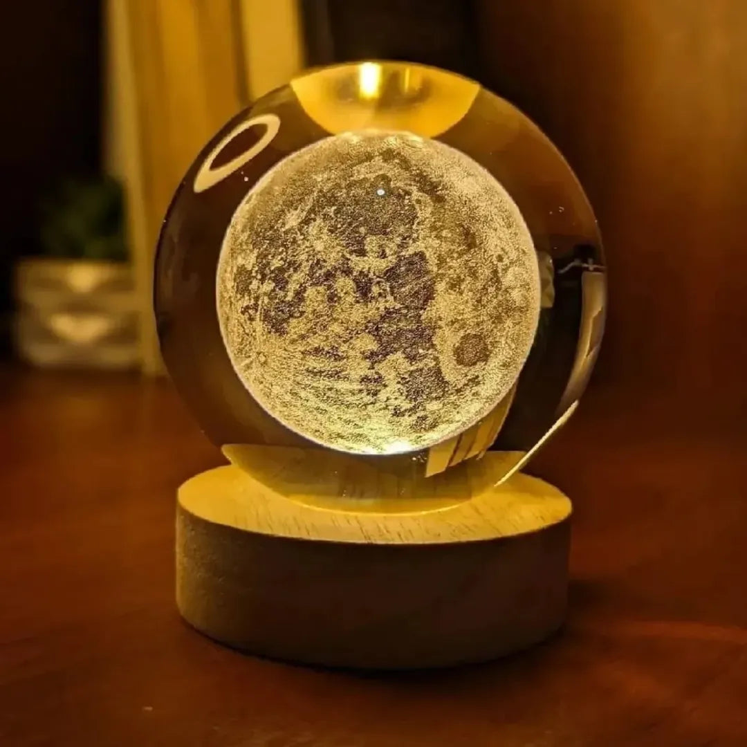 Luminous 3D Crystal Ball Light