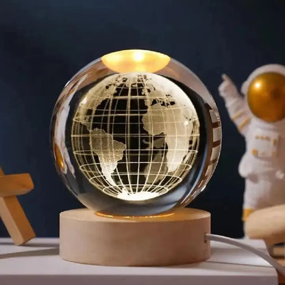 Luminous 3D Crystal Ball Light
