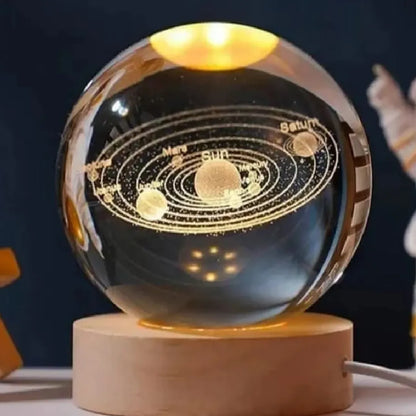 Luminous 3D Crystal Ball Light